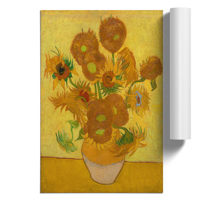 Fifteen Sunflowers by Vincent van Gogh - Frameless Print