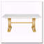 Bureau de direction moderne avec dessus en marbre