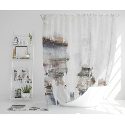 Natalin Polyester Shower Curtain Set
