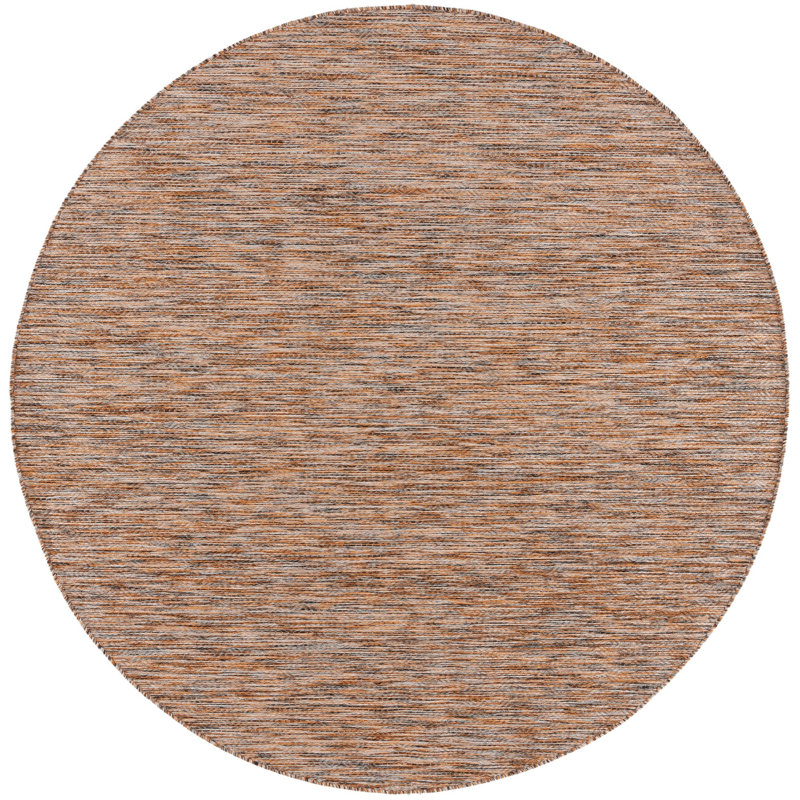 Tapis d'intérieur / extérieur Bedworth Performance Abstract, Rond 6 pi 7 po