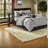 Premium 7-piece Grey King Bedding Set, Faux Suede, Modern Casual