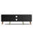 Tv Stand For Tvs Up To 65'', Entertainment Center With Rattan Door, Shelves & 2 Cabinets, Boho Media Tv Console For Living Room, Bedroom-117165543