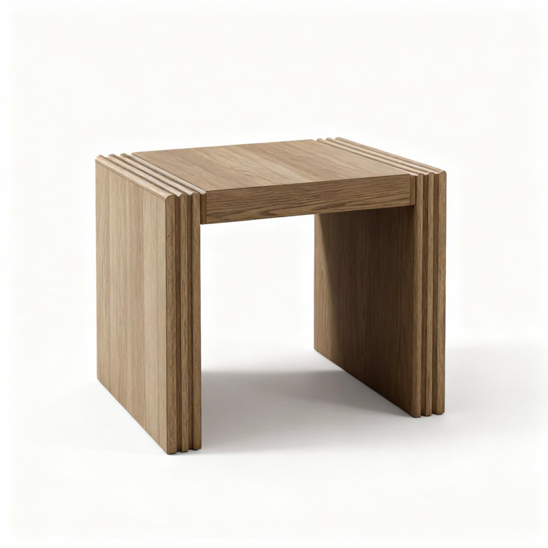 Oak Crest End Table - Wheat