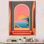 Illustration rétro de l'architecture du sud au coucher du soleil