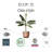 Ecopots Oslo Indoor/Outdoor Modern Recycled Plastic Flower Pot Planter-80209422-80209420