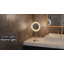 Miroir grossissant 1x / 10x avec 3 lumières colorées et breloque en croix, miroir de maquillage lumineux de 7 po avec grossissement, miroir de coiffeuse réglable en hauteur, cadeaux d'anniversaire pour femmes