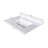 31 Inch White Marble Bathroom Vanity Top With Undermount Rectangular Sink And 4" Backsplash | Gift Idea