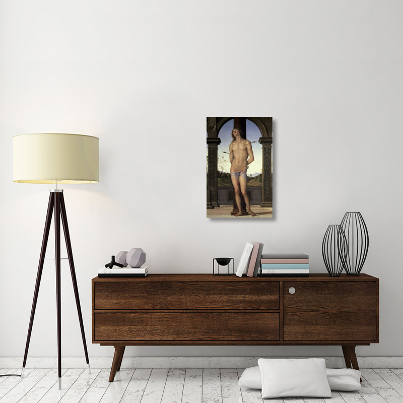 " St. Sebastian ", 30" H x 20" W x 2" D