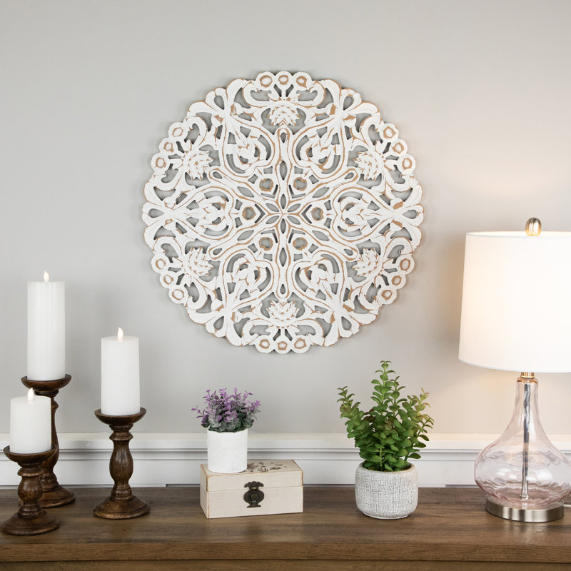 Panneau mural 3D 24 po blanc