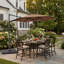 Parasol de patio en porte-à-faux décalé de 10 pi, mécanisme de rotation lisse à 360 ° et évent supérieur respirant, auvent imperméable UV50 + résistant à la décoloration et cadre antirouille-1659739045