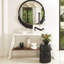Emily Round Engineered Wood Wall Mirror-863120674