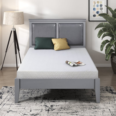 6" Modern & Contemporary Gel-Infused Memory Foam Mattress with Breathable Tencel Cover by Alwyn Home