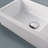wonline 10.2 " Ceramic Rectangular Bathroom Sink with Faucet