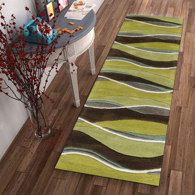 Tapis d'intérieur touffeté à la main 8 pi Lime Moka