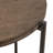 Kamryn Round Wood & Metal Modern Accent Table-256271947-256271950