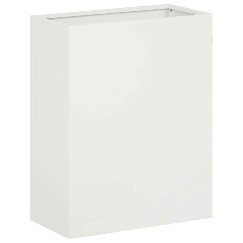 Planter, 50cm H x 40cm W x 20cm D, White, 2
