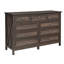 Commode de rangement rustique à 9 tiroirs-1052494734