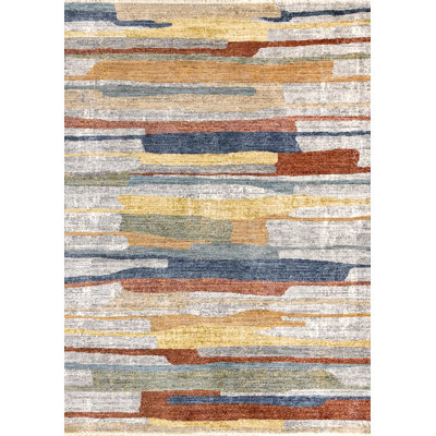 Marquist Power Loom Abstract Area Rug 