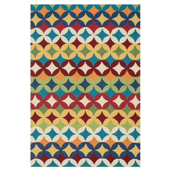 Kirts Geometric Indoor Rug