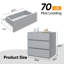 Commode 3 tiroirs 23,6 po-1920386751