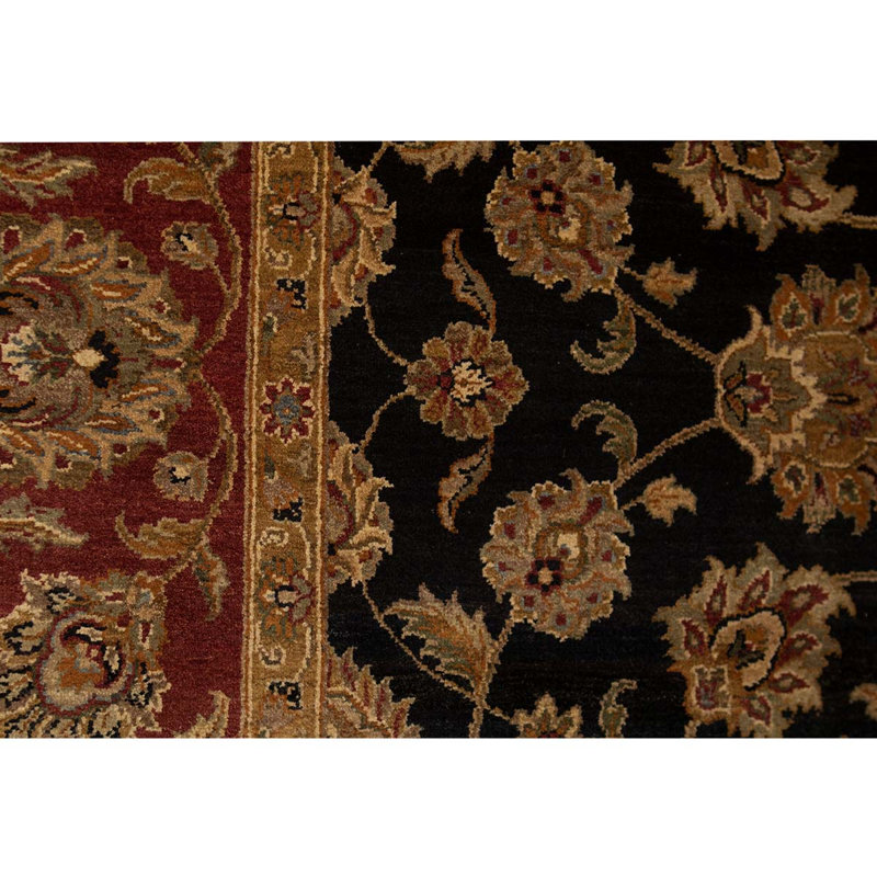 One-of-a-Kind 9' X 12'1" Wool Area Rug in Black/Red