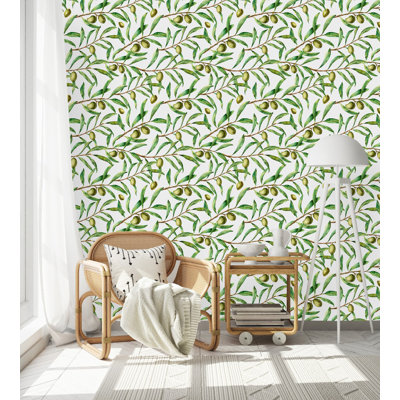 Barbro Peel & Stick Floral Roll