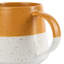 Nicola Spring - Dipped Flecked Stoneware Belly Mug - 370ml-60545431