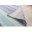 Tapis contemporain rayé en laine noué à la main Contemporary-588775337