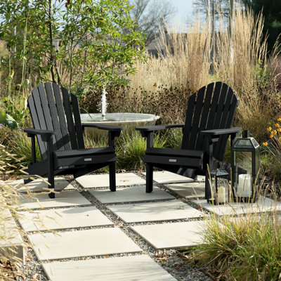 Chaise Adirondack pliante en plastique / résine Anette