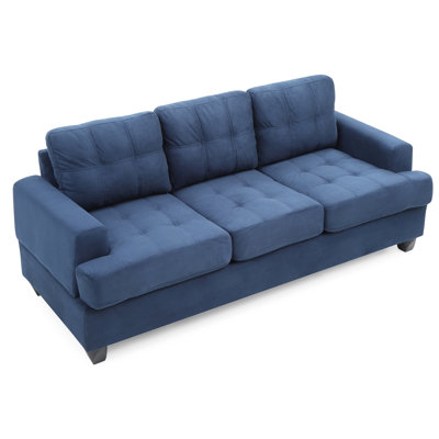 Sandridge 79in Sofa, Navy Blue