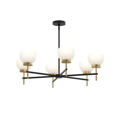 Pilar Two-Tier Nine-Light Chandelier