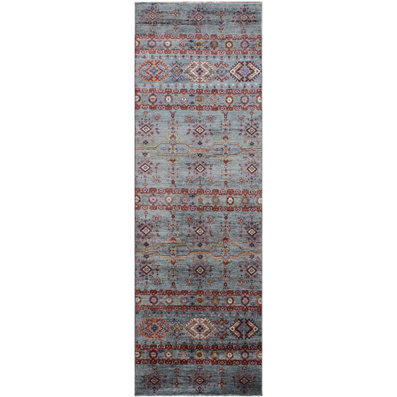 Runner Alik Oriental Hand Woven 72cm X 252cm Area Rug