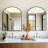 Dochas Aluminum Arch Mirror-35341605-3135999
