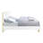 Gaines White High Gloss Finish Bed-344123421-344123394