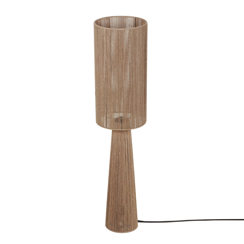 Natural Jute 2-Bulb Floor Lamp