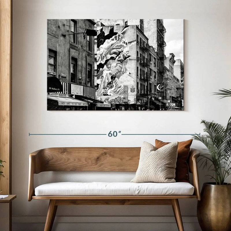 Scène urbaine Sirci Manhattan, H 32 po x l 48 po