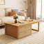 Table basse moderne simple en bois massif