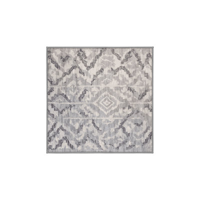 Tapis gris lavable à la machine