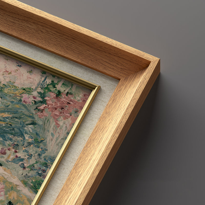 Ensemble de 2 œuvres d'art encadrées de qualité supérieure sur toile de qualité supérieure avec cadre de 26 po x 36 po