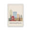 Illustration d'Indianapolis, villes américaines, impression sans cadre, affiche de l'Indiana State-448831203
