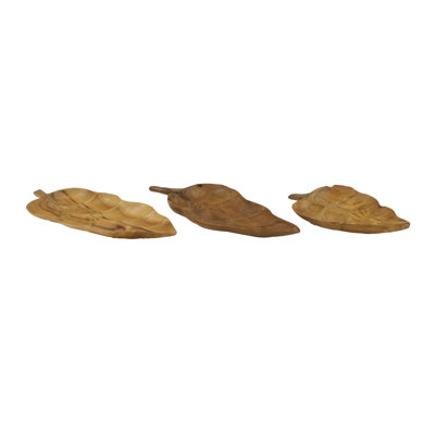 Riccardi Solid Wood Tray - Set of 3