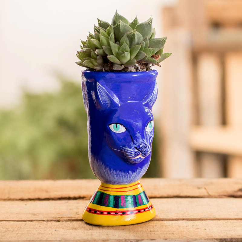 Handmade Ceramic Statue Planter