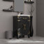 Meuble-lavabo simple 20 po X P 18 po D, comptoir en acrylique, 18 po Ensemble miroir et robinet