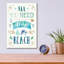 «Love and the Beach I» par Jess Aiken, art mural en verre acrylique-1039065757