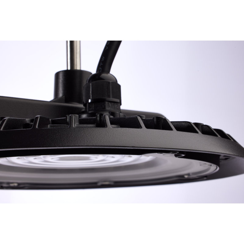 Circular Shop Light, Black