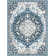 Dulcet Granada Transitional Oriental Medallion Pattern Blue Rug