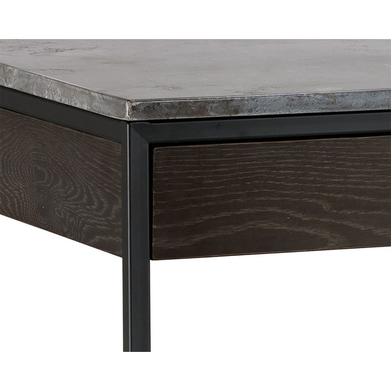 Bureau debout à plateau en marbre - gris
