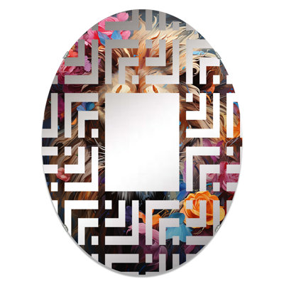 Aayesha Oval Mirror