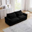 Canapé confortable et polyvalent en velours côtelé 2 places avec accoudoirs pour appartement et divers espaces de vie-1461818988