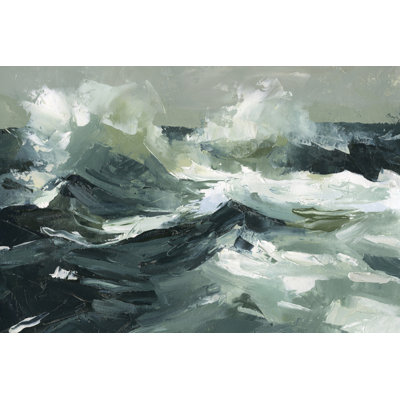 Choppy Ocean View I by Emma Caroline - Wrapped Canvas Painting